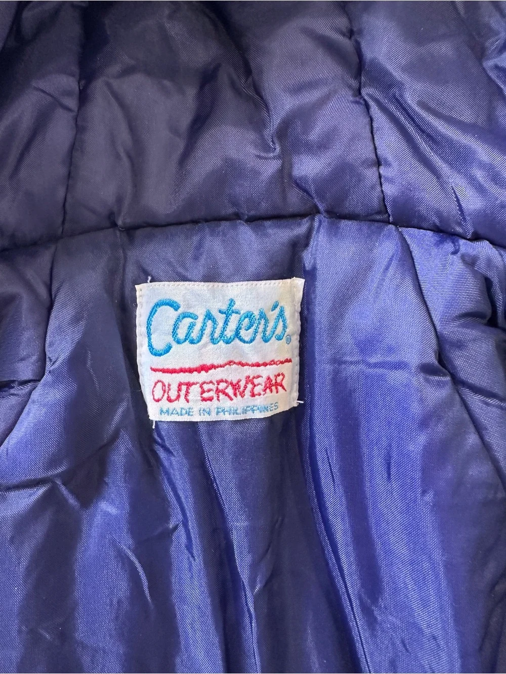 Vintage Carter's Outerwear colorblock puffer jacket size 3T